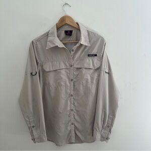 LITTLE DONKEY ANDY Women's Stretch Quick Dry UPF50+ Long Sleeve Hiking Shirt M